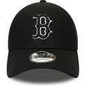 cappellino-curvo-nero-regolabile-9forty-diamond-era-essential-dei-boston-red-sox-mlb-di-new-era