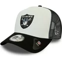 new-era-team-colour-block-a-frame-las-vegas-raiders-nfl-white-and-black-trucker-hat