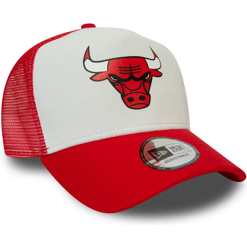 chicago-bulls-nba-team-colour-block-a-frame-trucker-cap-in-weiss-und-rot-von-new-era