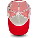 cappellino-trucker-bianco-e-rosso-team-colour-block-a-frame-dei-chicago-bulls-nba-di-new-era
