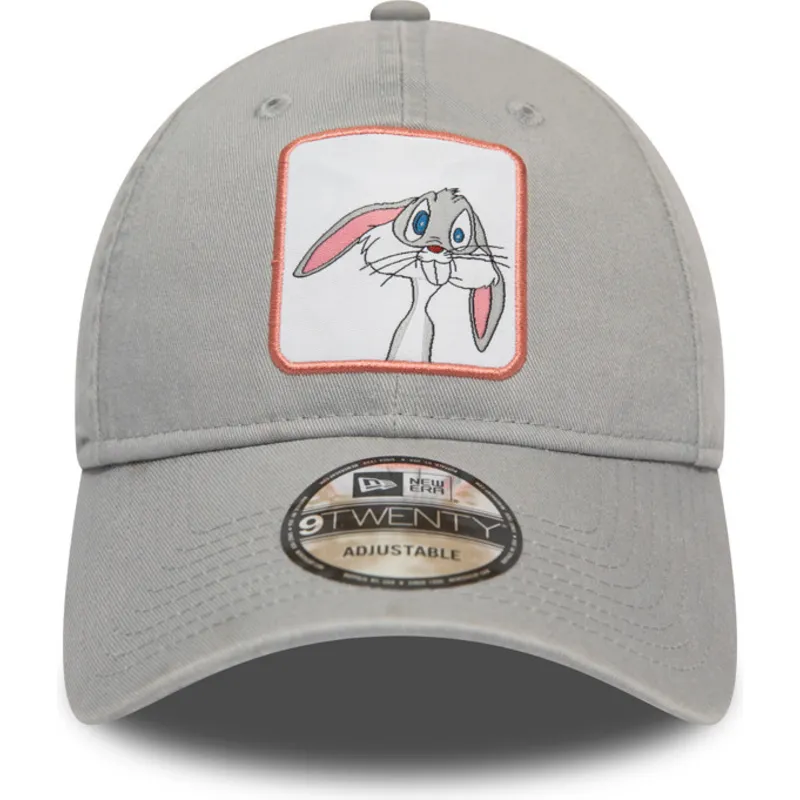 cappellino-grigio-curvo-regolabile-9twenty-character-bugs-bunny-looney-tunes-di-new-era