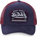cappellino-trucker-blu-navy-e-rosso-west-di-von-dutch
