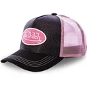cappellino-trucker-nero-e-rosa-flak-bla-di-von-dutch