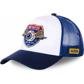 gorra-trucker-blanca-y-azul-hig1-de-von-dutch