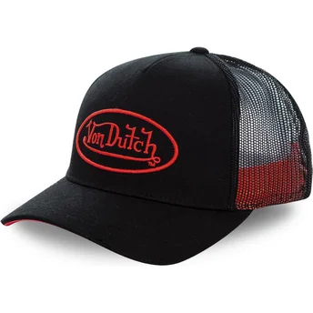 Czapka trucker czarna NEO RED Von Dutch