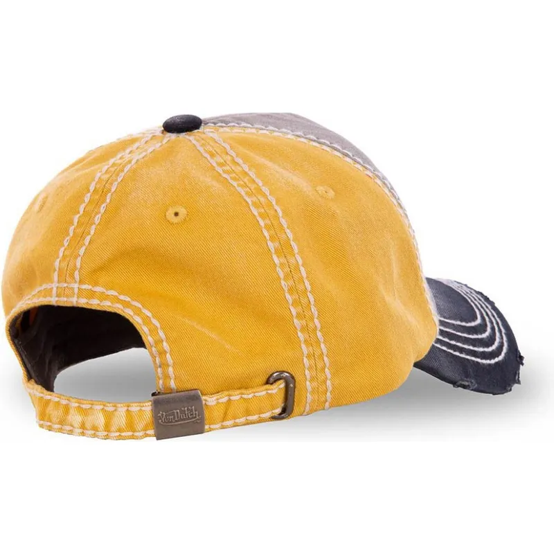 cappelli-curva-grigio-cinghia-regolabile-di-von-dutch