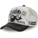 cappellino-trucker-bianco-e-nero-daffy-duck-loo-duc1-looney-tunes-di-capslab