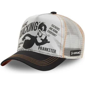 cappelli-curva-bianco-snapback-paperino-looney-tunes-di-capslab