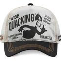 cappellino-trucker-bianco-e-nero-daffy-duck-loo-duc1-looney-tunes-di-capslab
