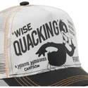 cappellino-trucker-bianco-e-nero-daffy-duck-loo-duc1-looney-tunes-di-capslab