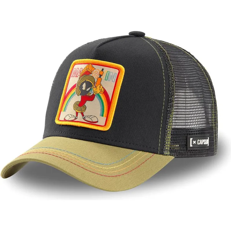cappelli-curva-nero-snapback-marvin-il-marziano-looney-tunes-di-capslab cappelli-curva-nero-snapback-marvin-il-marziano-looney-tunes-di-capslab