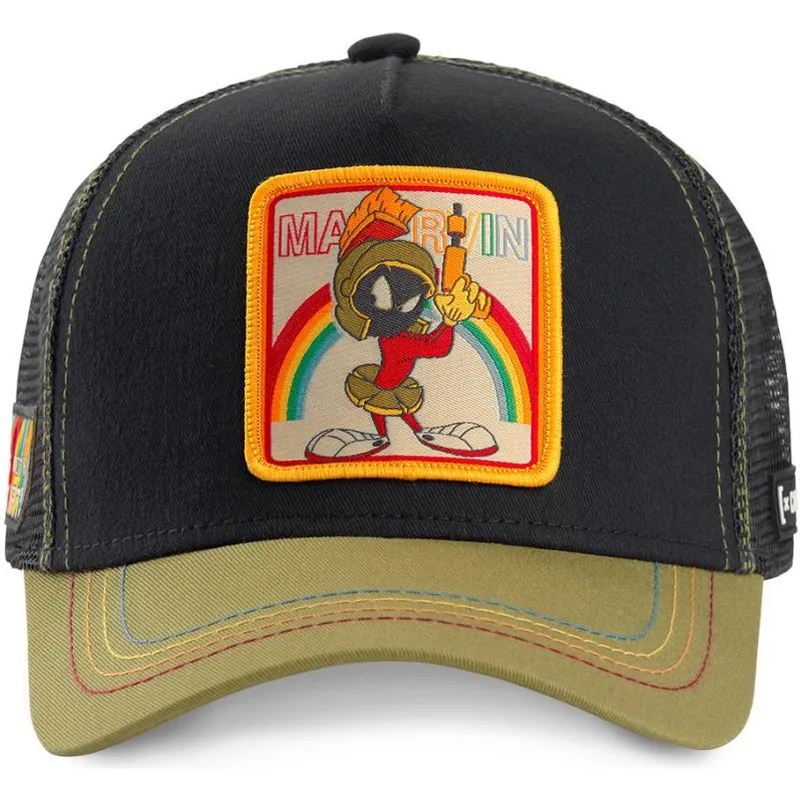 mutzen-gebogen-schwarz-snapback-marvin-der-marsianer-looney-tunes-von-capslab