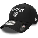 cappelli-curva-nero-cinghia-regolabile-9forty-team-flag-dei-las-vegas-raiders-nfl-di-new-era