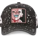 gorra-curva-negra-ajustable-kid-buu-tag-buu-dragon-ball-de-capslab