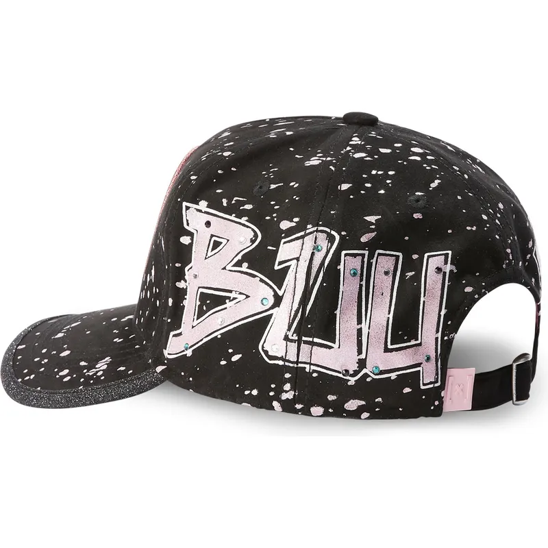 cappellino-curvo-nero-regolabile-kid-buu-tag-buu-dragon-ball-di-capslab