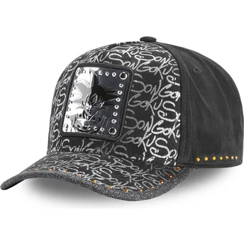 cappello-curvo-nero-regolabile-son-goku-tag-gok-dragon-ball-di-capslab