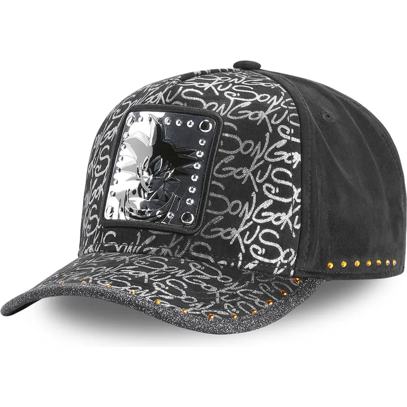 Capslab Son Gohan Dragon Ball Z Ripstop Gris Negro Ajustable