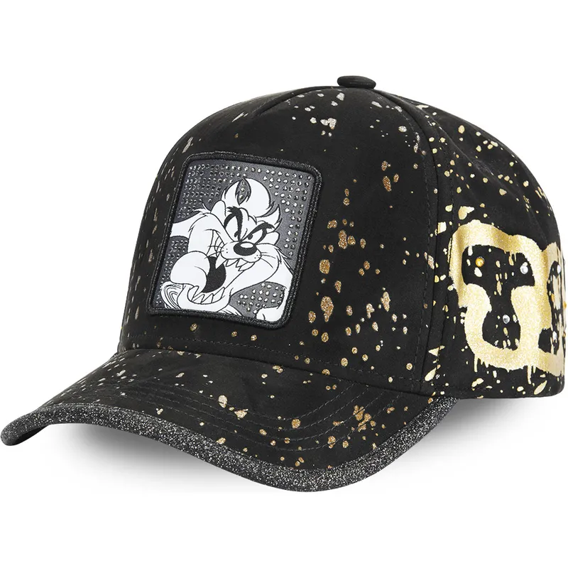 cappelli-curva-nero-cinghia-regolabile-diablo-diavolo-della-tasmania-looney-tunes-di-capslab cappelli-curva-nero-cinghia-regolabile-diablo-diavolo-della-tasmania-looney-tunes-di-capslab