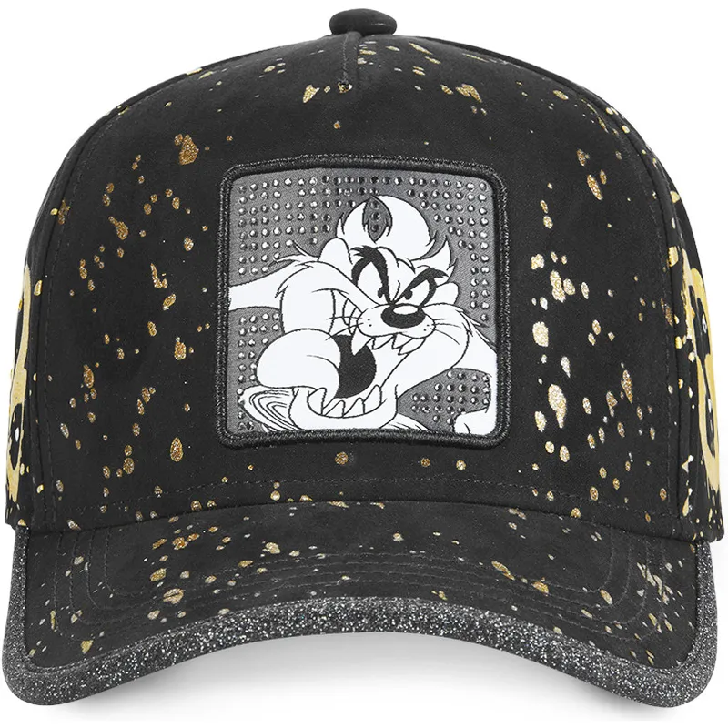 cappelli-curva-nero-cinghia-regolabile-diablo-diavolo-della-tasmania-looney-tunes-di-capslab cappelli-curva-nero-cinghia-regolabile-diablo-diavolo-della-tasmania-looney-tunes-di-capslab