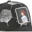 cappelli-curva-nero-cinghia-regolabile-oliver-atom-campioni-oliver-e-benji-di-capslab