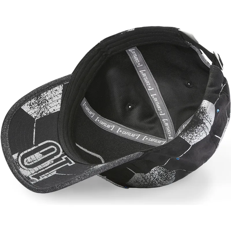 cappelli-curva-nero-cinghia-regolabile-oliver-atom-campioni-oliver-e-benji-di-capslab