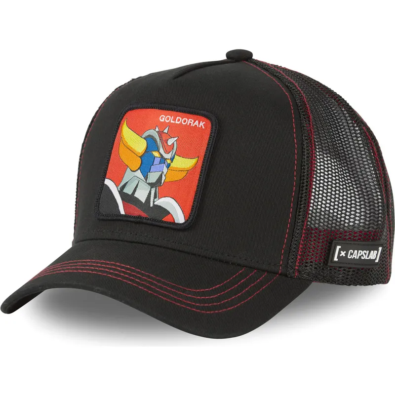 mutzen-gebogen-schwarz-snapback-robot-grendizer-robot-grendizer-von-capslab mutzen-gebogen-schwarz-snapback-robot-grendizer-robot-grendizer-von-capslab