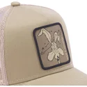 cappellino-trucker-marrone-coyote-loo-coy1-looney-tunes-di-capslab
