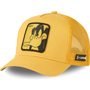 Casquette trucker jaune Daffy Duck LOO DUF1 Looney Tunes Capslab