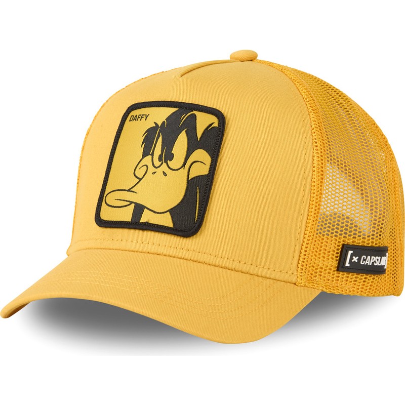 Capslab Daffy Duck LOO DUF1 Looney Tunes Yellow Trucker Hat Caphunters.ch