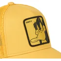 gul-truckerkeps-daffy-anka-loo-duf1-looney-tunes-fran-capslab