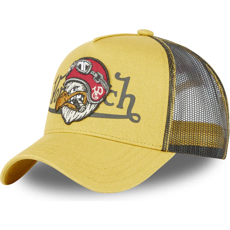 cappello-trucker-giallo-aquila-bird-m-di-von-dutch