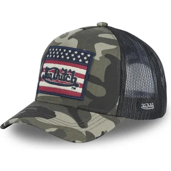 Gorra trucker camuflaje FLAG CK de Von Dutch