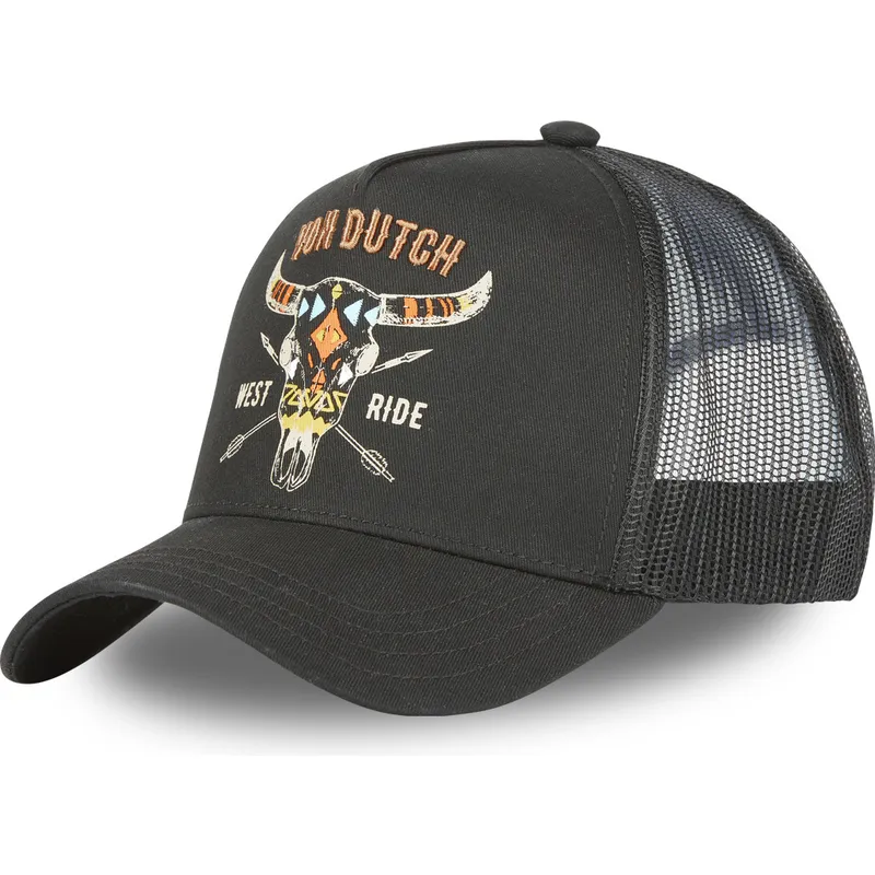 schwarze-trucker-kappe-west-ride-free-nr-von-von-dutch