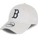 cappelli-curva-bianco-cinghia-regolabile-9forty-league-essential-dei-boston-red-sox-mlb-di-new-era