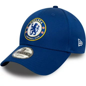 Casquette courbée bleue snapback 9FORTY Chelsea Football Club New Era