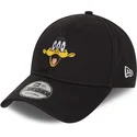 cappellino-curvo-nero-regolabile-9forty-daffy-duck-looney-tunes-di-new-era