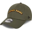 cappellino-curvo-verde-regolabile-9forty-looney-tunes-di-new-era