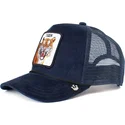 cappellino-trucker-blu-navy-tigre-tiger-rage-di-goorin-bros