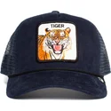 cappellino-trucker-blu-navy-tigre-tiger-rage-di-goorin-bros