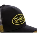 czapka-trucker-czarna-z-logo-zolty-neo-yel-von-dutch