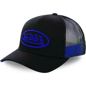 casquette-trucker-noire-avec-logo-bleu-neo-blu-von-dutch
