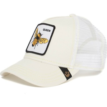 Casquette trucker blanche abeille Queen Bee Goorin Bros.
