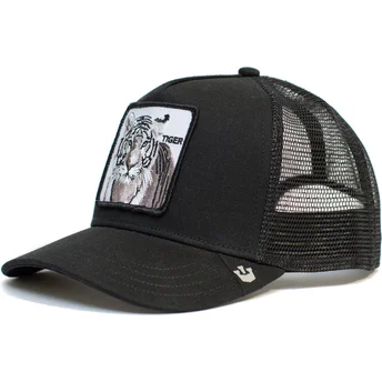 schwarze-trucker-kappe-tiger-silver-tiger-von-goorin-bros