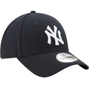 marineblaue-verstellbare-curved-cap-9forty-the-league-der-new-york-yankees-mlb-von-new-era
