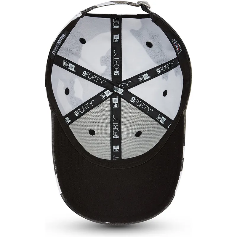 mutzen-gebogen-tarnung-verstellbares-band-negro-negro-9forty-der-los-angeles-dodgers-mlb-von-new-era