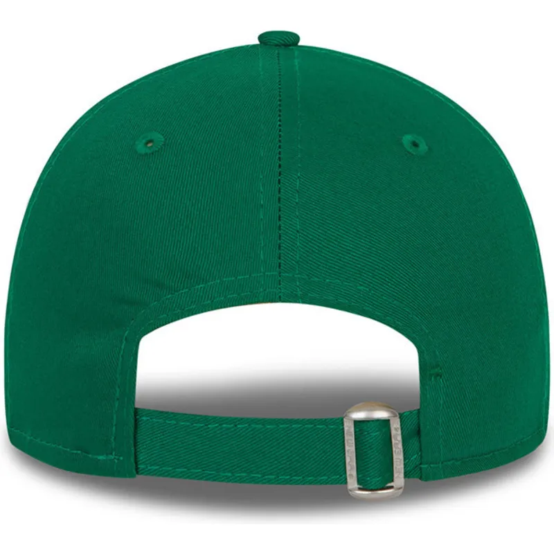 mutzen-gebogen-grun-verstellbares-band-9forty-league-essential-der-new-york-yankees-mlb-von-new-era