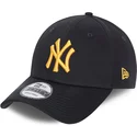 mutzen-gebogen-marineblau-verstellbares-band-dorado-9forty-league-essential-der-new-york-yankees-mlb-von-new-era