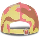 cappelli-curva-mimetizzazione-cinghia-regolabile-rosa-rosa-9forty-dei-los-angeles-dodgers-mlb-di-new-era