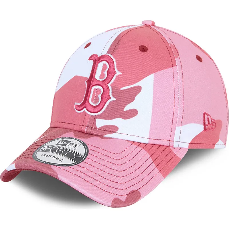 mutzen-gebogen-tarnung-verstellbares-band-rosa-rosa-9forty-der-boston-red-sox-mlb-von-new-era mutzen-gebogen-tarnung-verstellbares-band-rosa-rosa-9forty-der-boston-red-sox-mlb-von-new-era