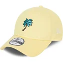 cappellino-curvo-giallo-regolabile-9forty-sports-palm-tree-di-new-era